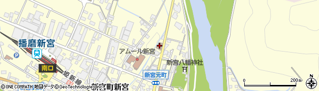 播磨新宮郵便局 ＡＴＭ周辺の地図