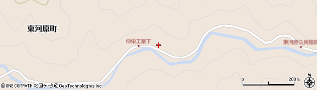 愛知県岡崎市東河原町（ノコゞウ）周辺の地図