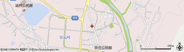 兵庫県姫路市夢前町菅生澗1450周辺の地図
