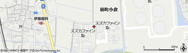 三重県四日市市楠町小倉1074周辺の地図