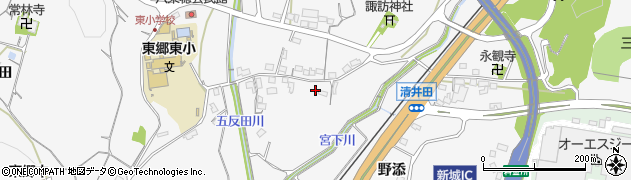 愛知県新城市八束穂480周辺の地図