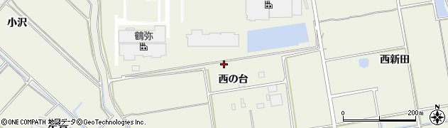 愛知県知多郡阿久比町矢高西の台周辺の地図