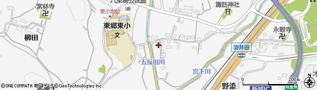 愛知県新城市八束穂461周辺の地図