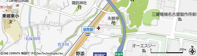 愛知県新城市八束穂56周辺の地図