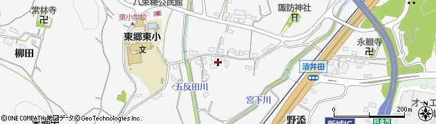 愛知県新城市八束穂465周辺の地図