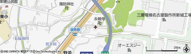 愛知県新城市八束穂48周辺の地図