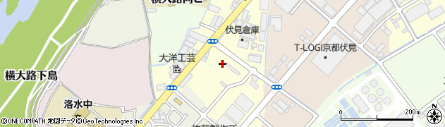 京都府京都市伏見区横大路畔ノ内周辺の地図