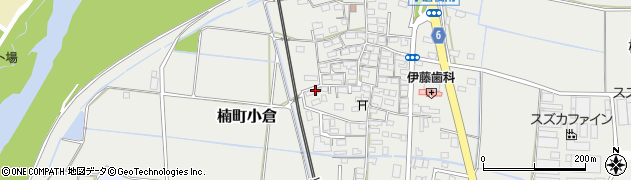 三重県四日市市楠町小倉598周辺の地図