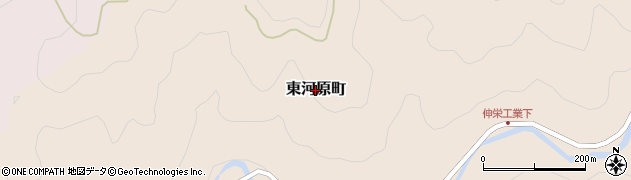 愛知県岡崎市東河原町周辺の地図