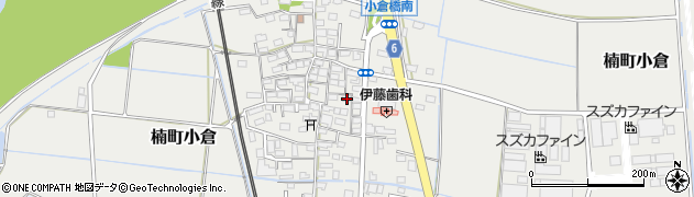 三重県四日市市楠町小倉721周辺の地図
