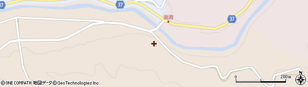 愛知県岡崎市滝尻町（滝附）周辺の地図