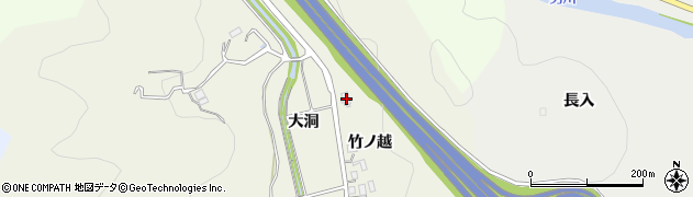 愛知県岡崎市下衣文町（亀ケ原）周辺の地図