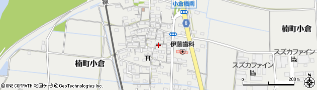 三重県四日市市楠町小倉720周辺の地図