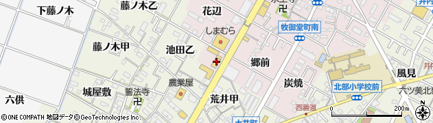 三河日産自動車日産ギャラリー岡崎法性寺周辺の地図
