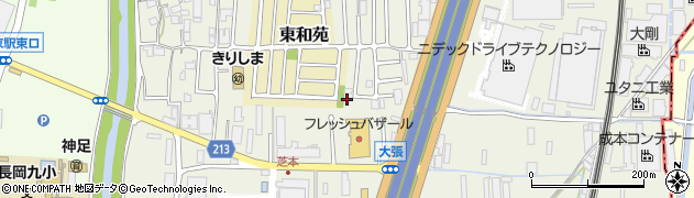 京都府長岡京市神足雲宮4周辺の地図