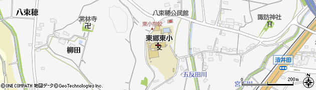新城市立東郷東小学校周辺の地図