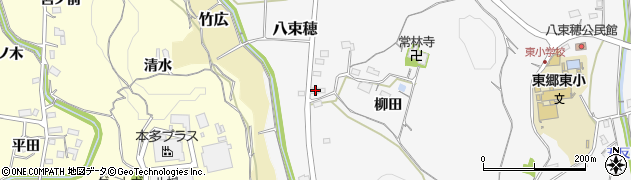 愛知県新城市八束穂1081周辺の地図
