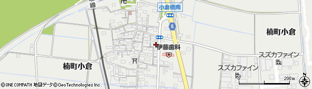 三重県四日市市楠町小倉698周辺の地図