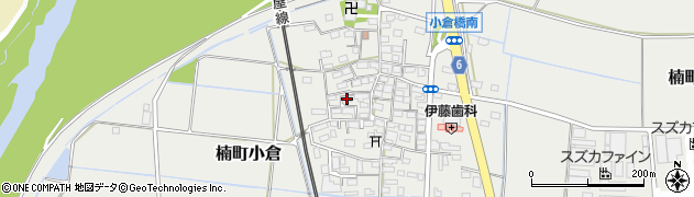 三重県四日市市楠町小倉712周辺の地図