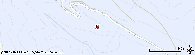 静岡県浜松市天竜区月周辺の地図