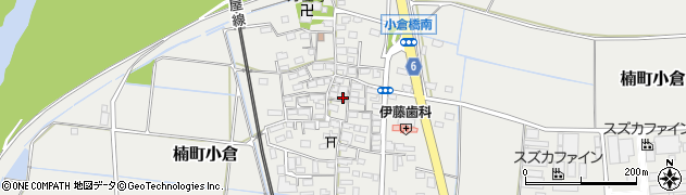 三重県四日市市楠町小倉703周辺の地図
