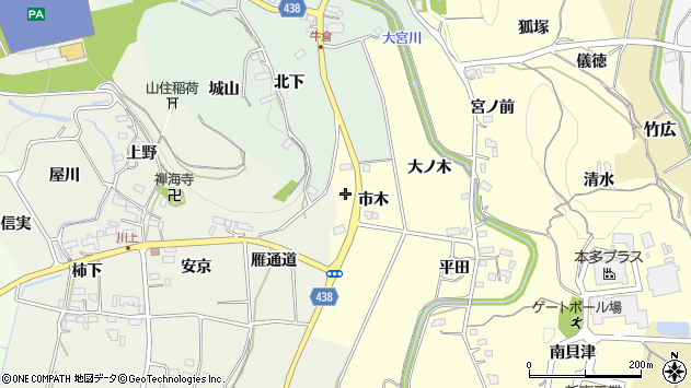 〒441-1304 愛知県新城市大宮の地図