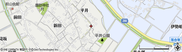 愛知県常滑市金山平井40周辺の地図