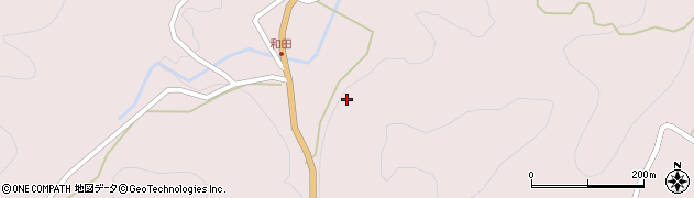 愛知県新城市作手保永（渡川）周辺の地図