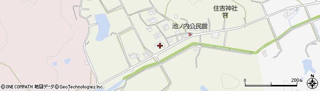 兵庫県加東市池之内382周辺の地図