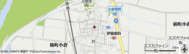 三重県四日市市楠町小倉704周辺の地図