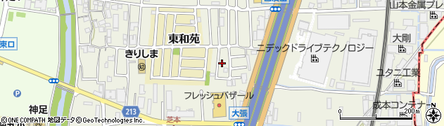 京都府長岡京市神足雲宮5周辺の地図