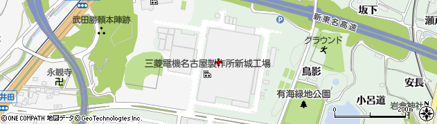 名菱テクニカ株式会社　新城事業部周辺の地図