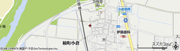 三重県四日市市楠町小倉605周辺の地図