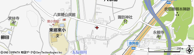 愛知県新城市八束穂427周辺の地図