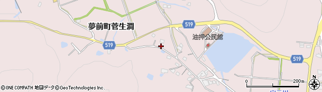 兵庫県姫路市夢前町菅生澗1225周辺の地図