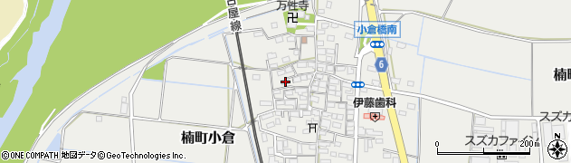 三重県四日市市楠町小倉709周辺の地図
