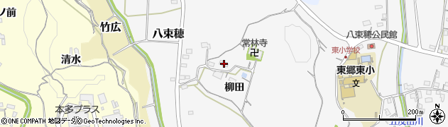 愛知県新城市八束穂1116周辺の地図