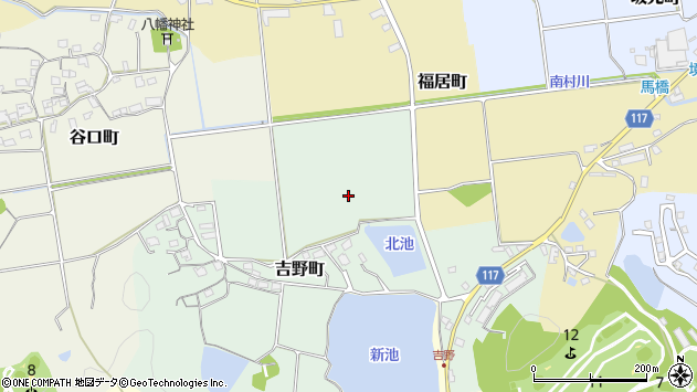 〒675-2353 兵庫県加西市吉野町の地図