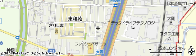 京都府長岡京市神足雲宮7周辺の地図