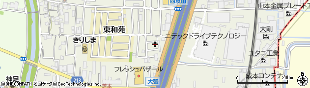 京都府長岡京市神足雲宮8周辺の地図