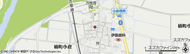三重県四日市市楠町小倉707周辺の地図