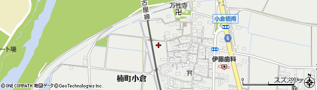 三重県四日市市楠町小倉606周辺の地図