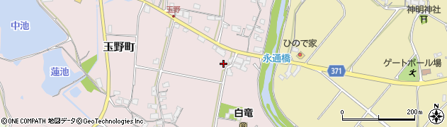 兵庫県加西市玉野町24周辺の地図