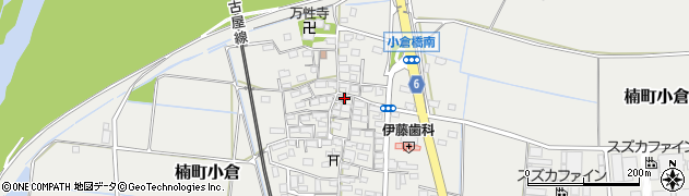三重県四日市市楠町小倉691周辺の地図