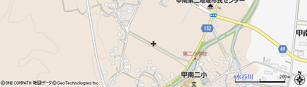 滋賀県甲賀市甲南町杉谷周辺の地図
