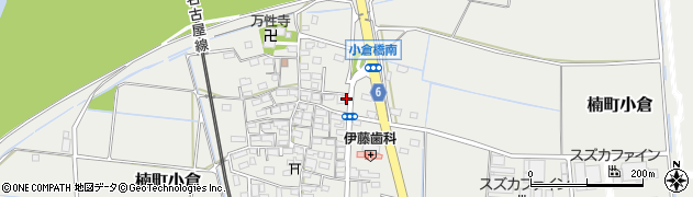 三重県四日市市楠町小倉824周辺の地図