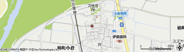 三重県四日市市楠町小倉672周辺の地図