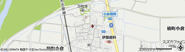 三重県四日市市楠町小倉690周辺の地図