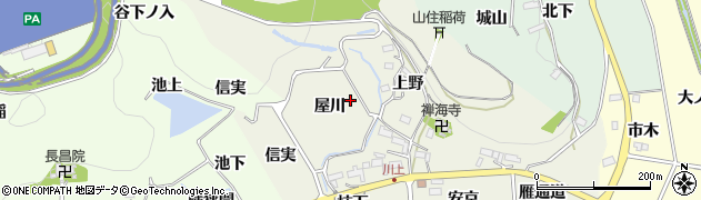 愛知県新城市富永（屋川）周辺の地図