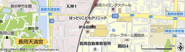 京都中央信用金庫長岡支店周辺の地図